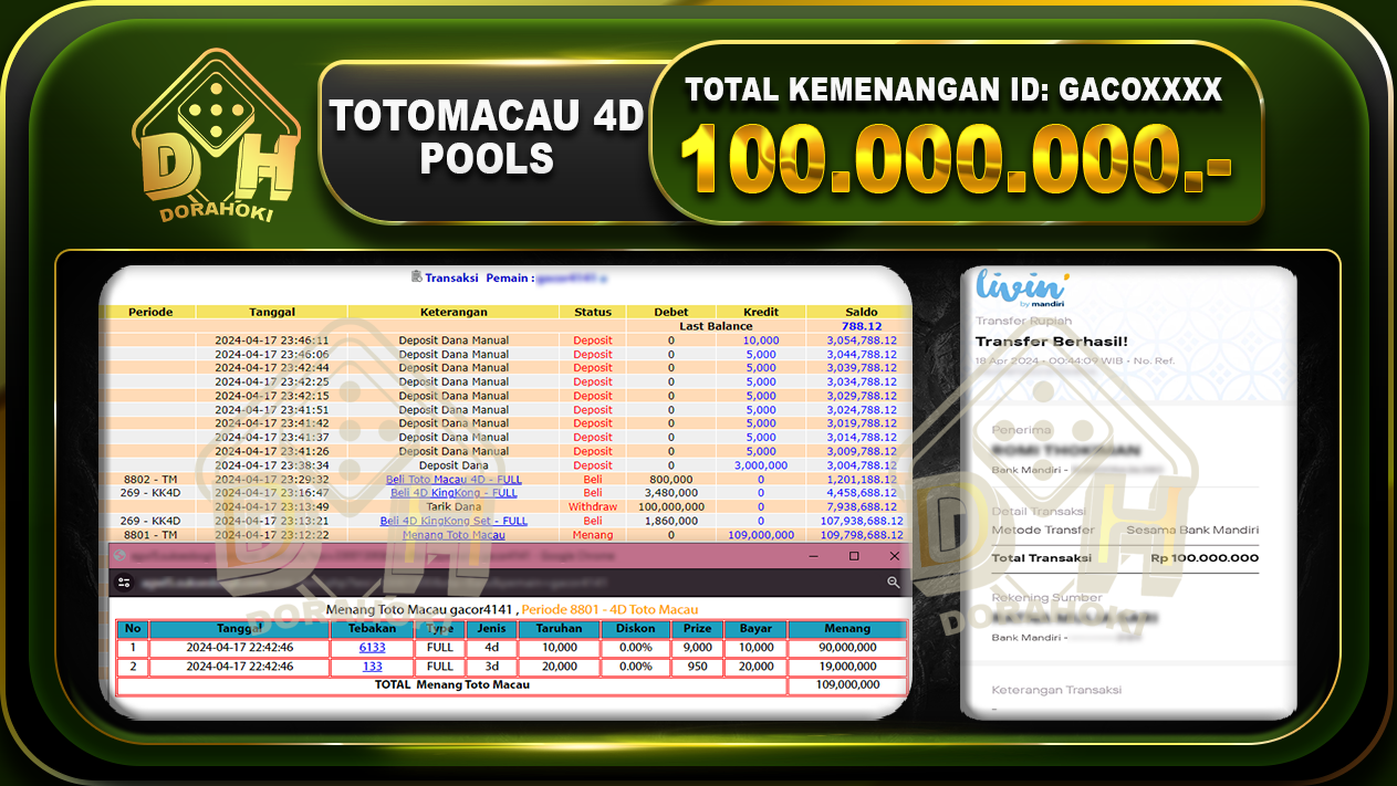 TOTOMACAU 5D 100.000.000