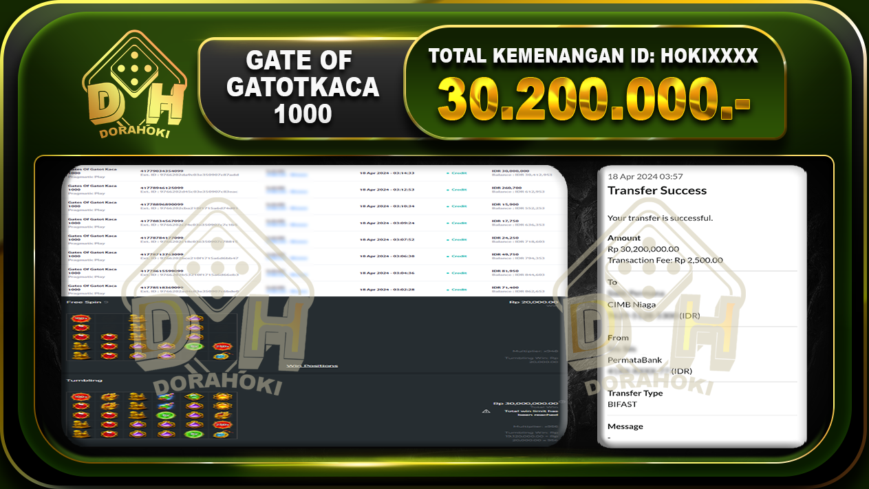 gate of gatotkaca 1000 30.200.000