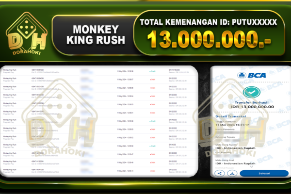 Monkey King Rush 13.000.000