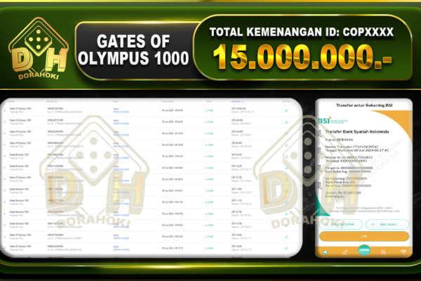 GATES OF OLYMPUS 1000 Rp.15.000.000