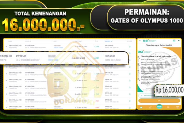 GATES OF OLYMPUS 1000 Rp.16.000.000