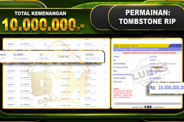 TOMBSTONE RIP Rp.10.000.000