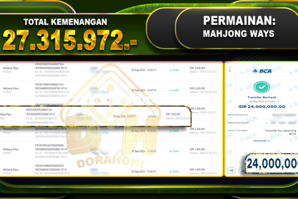 Mahjong Ways Rp.27.315.972