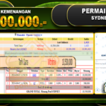 TOGEL SYDNEY Rp. 10.500.000