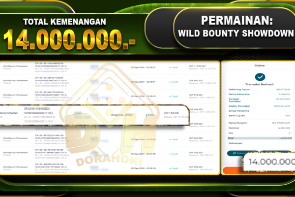 Wild Bounty Showdown Rp 14.000.000